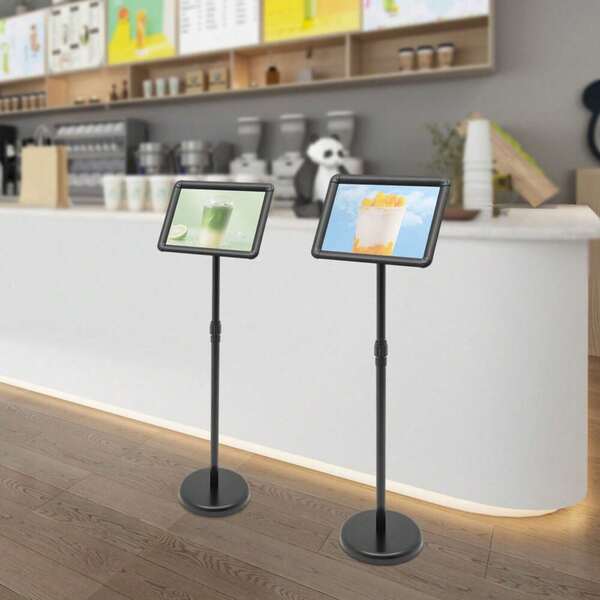 SanBouSi Estantes de 2 piezas Estantes de cartele Estantes de carteles con ajuste de altura