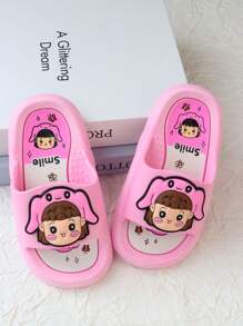 1雙粉色公主卡通童鞋拖鞋,防水,防滑,透氣,適合夏季室內外沙灘使用 - 珊瑚粉 - 查看 8