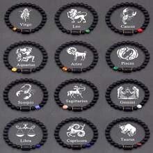 12 Zodiac Signs Bracelet 12 Constellation Jewelry For Women Scorpio Gemini Sagittarius Bracelet Friendship Gift Whoelsales