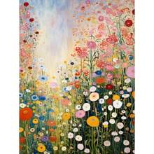 1 幅抽象花卉帆布画现代花卉印刷海报墙壁艺术画适用于客厅家居卧室装饰教室无框架