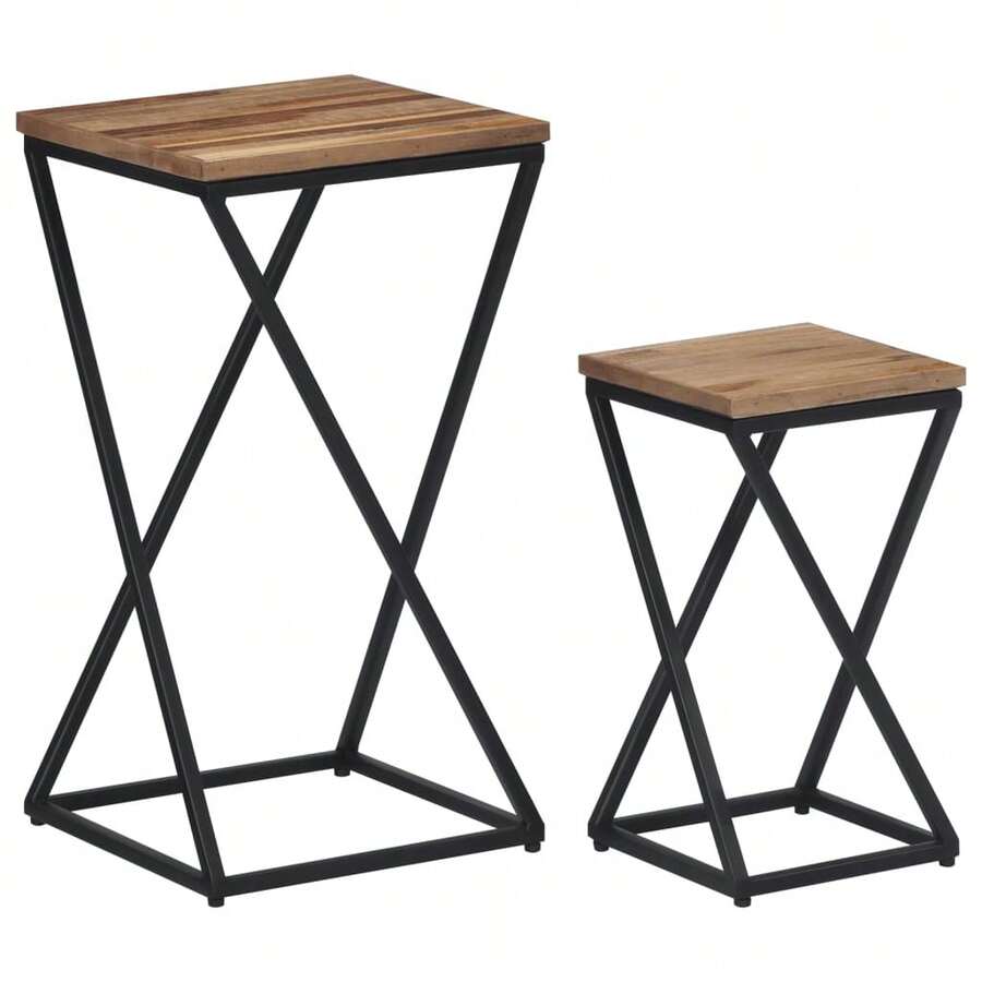 Table à manger 2 pièces avec poche de récupération massive