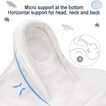 Newborn Swaddle Blanket, Baby Sleeping Bag, Swaddle Blanket 0-2 Months, Cotton Baby Wrap, Newborn Swaddle For Boys And Girls (White) - 白色 - 查看 3