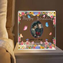 1 件精美亚克力婚礼照片装饰 - 高清，情侣纪念品，适合桌面展示，节日装饰，周年纪念日装饰 - 擺飾 - 查看 3