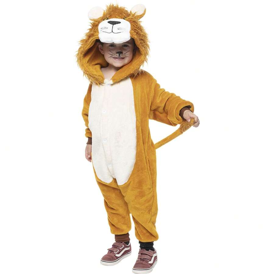 Rubies Children's Lion Costume - Original And Fun Design - Lion Costume - Perfect For Parties And Carnival - Easy To Put On And Take Off - Comfortable And Light Fabric Costume - Multicolor - View 1