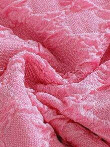 Conjunto de bikini de tirantes finos y escote de halter liso para playa de verano