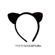 Sanrio Sanrio Leopard Print Hair Band Hello Kitty Cartoon Wash Face Wash Hair Band Hello Kitty Masquerade Dress Up Hello Kitty Cute Hair Decoration Hello Kitty Head Broken Hair Cutter Theme Will Play Props