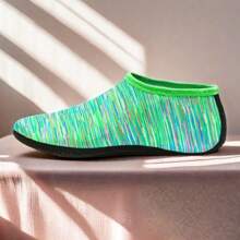 Diving Socks Beach Booties Nylon Water Socks Nylon Water Socks With Rubber Shoe Sole Beach Volleyball Socks For Women Men Breathable And Lightweight, Suitable For Summer Wear, Reducing Foot Burden And Making It Easy To Carry On The Beach (Note That The Sole Of This Product Is Thin, Pleasepurchase With Caution), Beach Essentials, Beach Accessories, Pool Float - Multicolor - View 3