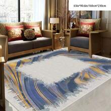 [Crystal Velvet, PVC Bottom, 5mm Thickness] 1pc Bohemian Style Carpet - Waterproof, Anti-Slip, Absorbent, Machine Washable, Soft & Comfortable Mat, Suitable For Kitchen, Living Room, Bedroom, Hallway, Bathroom, Laundry Room - Easy To Clean, Carpet, Home Decor Home Bathroom Decor Bath Rug Outdoor Rug Door Mat