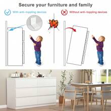 6 Drawer Dresser For Bedroom, Wide Storage Cabinet, Chest Of Drawers & Dresser, For Living Room, Bedroom, TV Room, Entryway Furniture - 白色 - 查看 5
