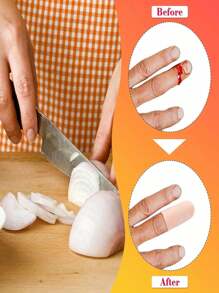 4 件/6 件/8 件凝胶指套，硅胶指套，拇指保护手指支撑帽手套 - 彩色 - 查看 9