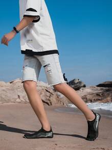 Outdoor Aqua Shoes For Men & Women, Non-Slip Amphibious Quick-Drying Water & Land Beach Shoes, Breathable Swimming Fishing Shoes