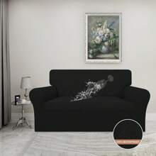 Funda de sofá impermeable, funda de sofá impermeable doble, funda de sofá de jacquard elástico, protector de muebles a prueba de fugas para niños, mascotas, perros y gatos - Negro - Ver 6