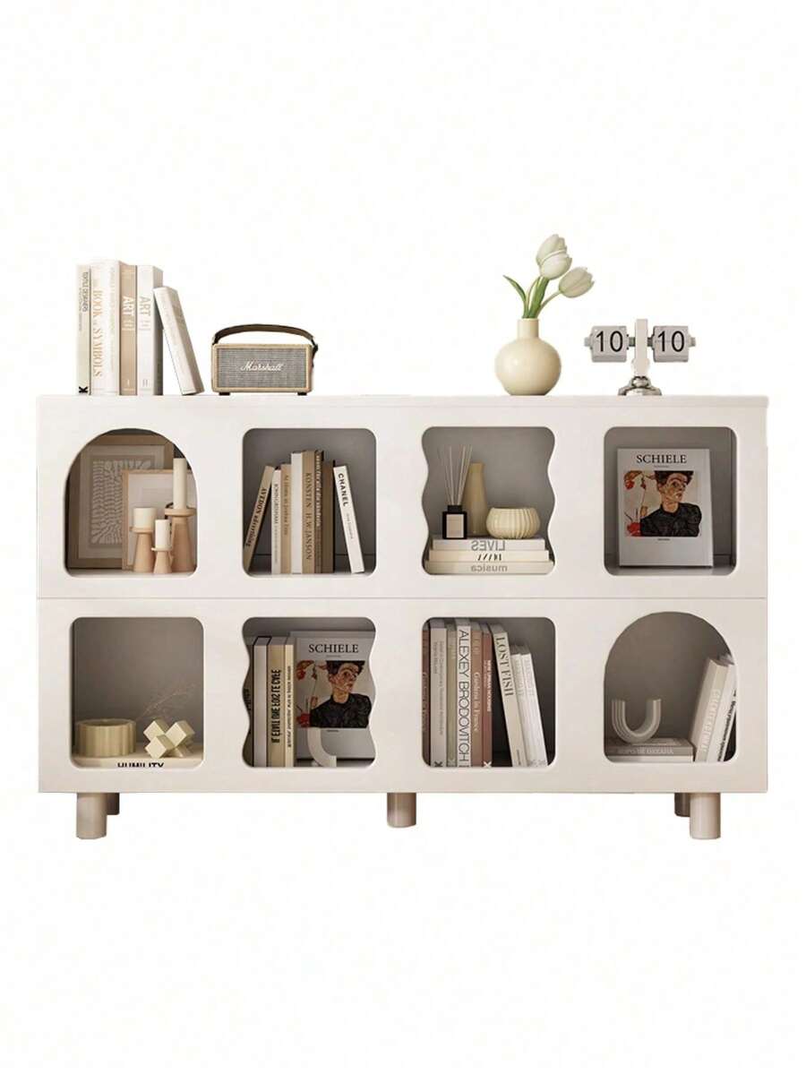 Rack Mueble De Hogar Multiusos Repisas Microondas Cocina - Blanco - Ver 1