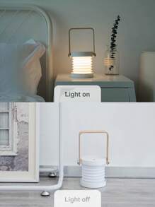 Creative Lantern 3D Night Light USB Outdoor Handheld Light New Endless Dimming Three Level White Light Table Light - Multicolor - View 10