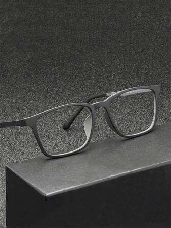 New 2025 Business Eyewear Retro High Quality Big Square Lightweight TR90 Titanium Alloy Eyeglasses Myopia Optical Prescription Glasses Frame For Men And Woman