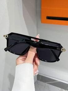 1 Pair Unisex Minimalist Style Fashion Glasses, Suitable For Beach, Driving, Vacation, Fishing, Festival Outfits, Street, Sports, Outdoor Activities, Travel, Parties For Summer Beach Vacation, Outdoor, Travel