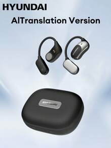 HYUNDAI HYUNDAI HY-Fit2AI Smart Earbuds, Ear Hook Style, Long Battery Life, 360° Surround Sound, High Sound Quality, AI Assistant, Virtual Companion, High-Definition Calling, Long Battery Life, Music, Sports, Office, Open-Ear Design