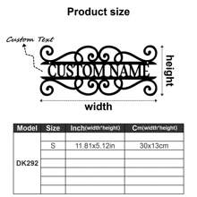 1pc Custom Vintage Metal Doorplate Decorative Art, Rural Street Nameplate Wall Decorations - Personalized Door Numbers And Text - Wall-Mounted Multifunctional Address Signs, House Numbers, Outdoor Address Signs, Farmhouse Door Art,Graphic Print