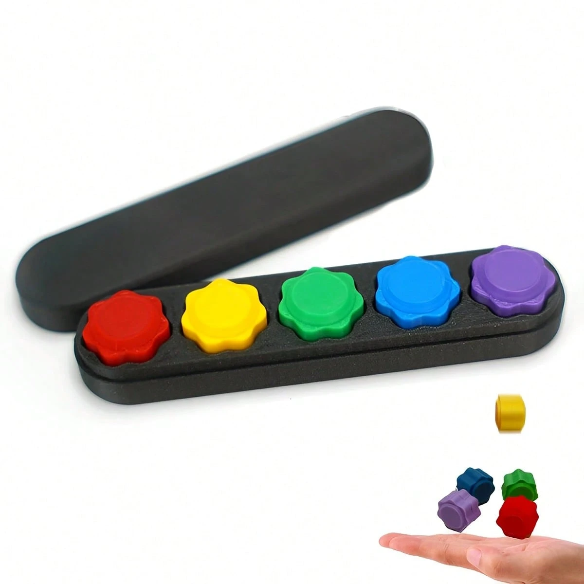 Gioco Coreano Gonggi - Set Di 5 Pietre In ABS Per Giocare A Jacks - Gioco Tradizionale Per Bambini E Adulti
