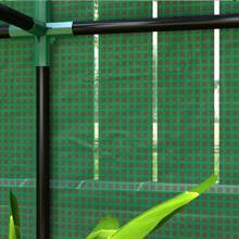 Outsunny 3-Tier Balcony Greenhouse For Vegetable Garden With Roll-Up Hinged Door And 8 Plastic Buckles, Garden Greenhouse In Steel And PE Anti-UV, For Plants, Flowers And Vegetables, 100x40x150 Cm, Green - Green - View 9