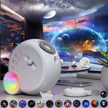 Projecteur de galaxie Planétarium 13 en 1 - Projecteur d'étoiles et de météores avec haut-parleur Bluetooth pour chambre - Lampe projecteur de nébuleuse rotative à 360°, Projecteur de lumière de nuit étoilée avec télécommande et minuterie pour cinéma maison, plafond, décoration de pièce