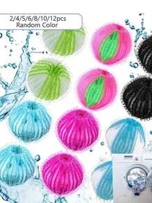 1/2/6/8 pièces Nouveau Aspirateur à poils de chien réutilisable amélioré, Retirer les poils d'animaux de compagnie pour la lessive, Peluche réutilisable, Retirer les poils d'animaux, Peluche réutilisable pour la lessive, Capteur de poils d'animaux de compagnie réutilisable pour la lessive