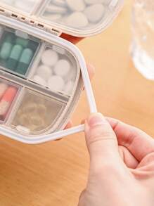 Portable Pill Box For Travel Moisture Proof Pill Organizer Reusable Pill Case For Men And Women Medicine Planner Daily Pocket Case To Hold Vitamin Medicine Medication And Supplement Home Travel Essential Accessories For Outdoor Office Back To School Medicine Bag First Aid Bag Medicine Organizer Pill Organiser Pill Container For Home Cruise Essentials - Multicolor - View 3