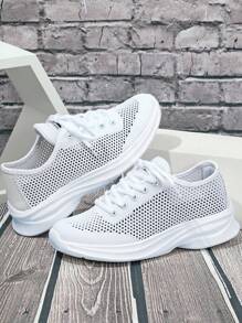 Zapatos casuales, cómodos y transpirables para hombre, adecuados para vacaciones, viajes, uso diario. Zapatos de ocio con cordones y estilo bajo, aptos también para parejas.