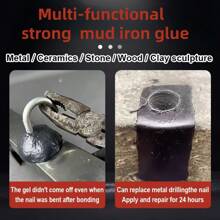 Doeyvose AB Two-Component Metal Repair Glue, High Strength Thermal-Resistant Cold Welding Adhesive For Metal Bonding And Filling - Transparent - View 5