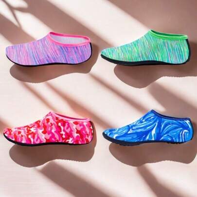 1 Pair Seaside Beach Shoes Men Women Summer Diving Shoes Quick Dry Non-Slip Barefoot Protector Shoes Swimming Surfing Socks Very Breathable And Lightweight, Suitable For Summer Wear, Reduces Foot Burden, And Is Easy To Carry On The Beach The Product Is Lightweight, Breathable, And Can Be Ordered According To Your Needs