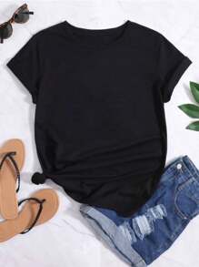 Women's T-Shirt - Black - View 2