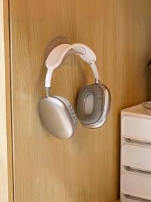 Headphone Hanger Wall Mounted, Hair Band Hair Rope Hat Transparent Bracket, Headphone Hook Under The Table - Can Be Easily And Non-Destructively Installed On The Wall, Desktop Or PC, Wall Storage Rack, Wall Bag Storage Rack, Suitable For Headphones Within 4cm In Width