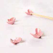 1 件/2 件/3 件/4 件陶瓷蝴蝶筷子架，可爱家居日常使用筷子架枕头 - 彩色 - 查看 3