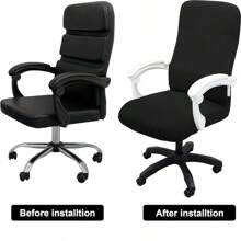 Thickened Jacquard Stretchable Computer Office Chair Cover Dustproof Pet Scratch Resistant Retractable Office Chair Cover