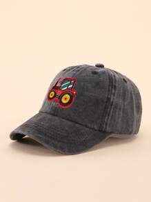 A Children's Spring And Summer Sun Visor Baseball Cap Cartoon Embroidery Patch Cap Outdoor Travel Sun Hat - Multicolor - View 14