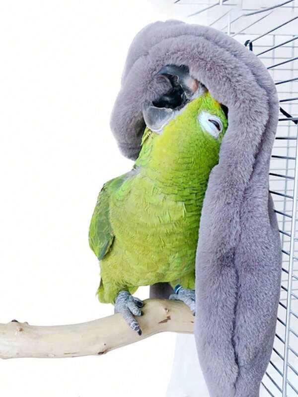 Winter Warm Bird Shawl Nest Corner Parrot Blanket Pet Small Animal Hanging Tent Cage Decoration For Parakeet