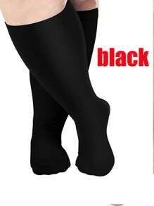 1 双加大码压力袜，透气循环 20-30 毫米汞柱，男女皆宜，加大码 - 7 加大码 - 彩色 - 查看 17