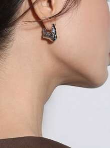 1 Pair Punk Style Earrings Suitable For Everyday Wear For Women - Earrings - View 5
