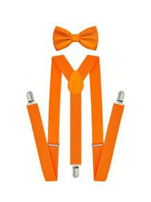 1 set Conjunto de tirantes con lazo a modo de clip en forma de Y ajustable, tirantes para los hombros para Halloween, fiesta de disfraces, banquetes, adecuado para adolescentes, uso casual de verano, al aire libre, atlético, de viaje, regalos de graduación o cumpleaños, accesorios de vestir diarios