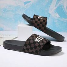 HISQIM Men's Sandals, Simple And Fashionable Men's Beach Slippers, Home Slippers, Shower Shoes, Indoor Slippers, Bathroom Sandals, Ultimate Comfort, Lightweight, Non-Slip, Easy To Clean Suitable For Teen Summer Casual Or Outdoor Athletic Or Vacation Travel Or Graduation Gifts Or Birthday Dress Accessories