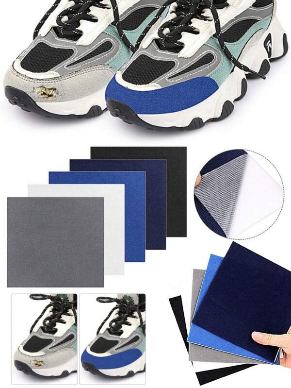 1 pieza Parches adhesivos de reparación para zapatillas, parches de reparación para talón de zapatillas, plantillas para zapatos, protector de talón, herramienta de reparación rápida de zapatos