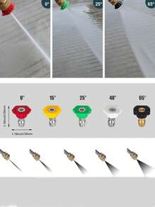 High Pressure Car Wash Foam Sprayer Machine,Short Pressure Washer Gun With Foam Cannon,1/4 Inch Quick Connector, With 5 Pressure Washer Nozzle Tips, 1Car Accessories, For Car Home Garden, Car Accessories - Multicolor - View 5