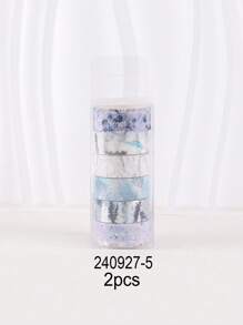 6rolls Mixed Pattern Washi Tape Back To School