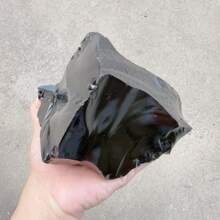 1 pièce Gros cristaux d'obsidienne noire brute, pierres d'obsidienne noire brute, cristal d'obsidienne, gros cristal d'obsidienne noire, cristaux bruts, roches et minéraux, décoration de cristal