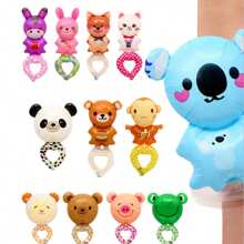 10 件随机图案动物手腕气球节日活动装饰气球开幕式礼品气球
