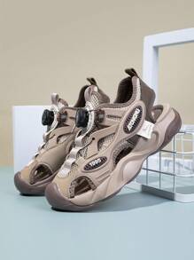 Kids Spring/Summer Sports Sandals, Lightweight Breathable Anti-Collision, Rotatable Buckle Design, Non-Slip Sole, Easy On/Off For Daily Wear, Vacation, Outdoor, Beach, School - Multicolor - View 2