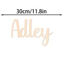1Pc Custom Name Tag,Seat Cards And Gift Labels For Table Decoration,Wooden Name Tag, Multiple Font Style Options