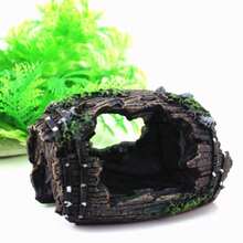 Aquarium Artificial Barrel Cave Resin Ornaments Drizzles Aquarium Landscaping Accessories Background Drizzle