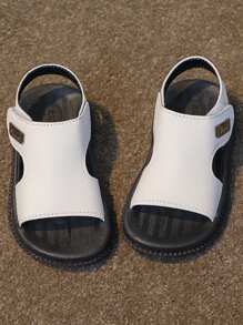 男童舒适轻便时尚休闲运动凉鞋 - 白色 - 查看 4