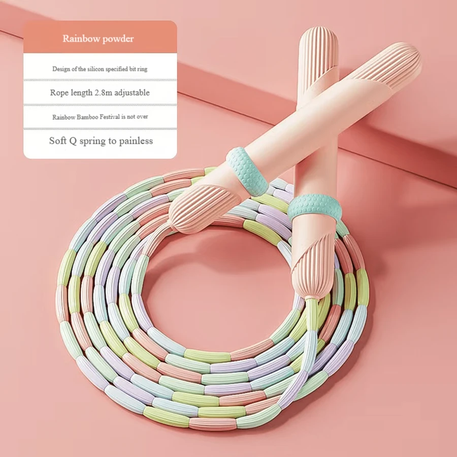 1pc Soft Rubber Collision Resistant Jump Rope, Suitable For Home Fitness, Outdoor Activity, Gym Exercise, Lightweight & Portable, Adjustable, Beginner Level, Unisex, All Seasons